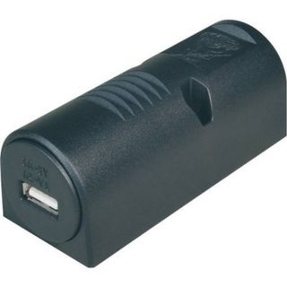 Prise d'alimentation USB à monter 3 A, convertisseur 12/24 V vers 5 V, 2 sorties USB, compacte.