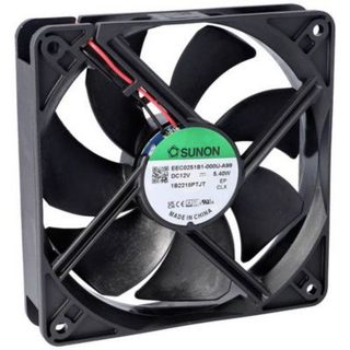 Ventilateur axial 120 x 120 x 25 mm 12 V/DC EEC0251B2-000U-A99