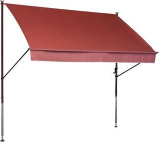 Store banne Style avec manivelle - pour la protection solaire - montage sans perçage ni chevilles - 300 cm, terre