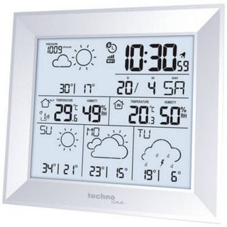 Station Météo Connectée Techno Line WD2000 avec 3 Capteurs Max