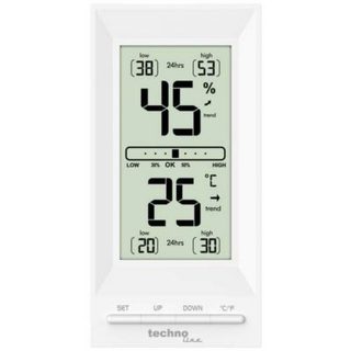 Thermomètre-hygromètre numérique WS9129, mesure température et humidité intérieure.