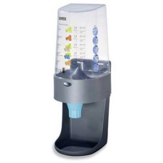 Distributeur mural Uvex X-Fit One 2 Click pour bouchons d'oreille, capacité 600 paires, 480 x 170 x 180 mm