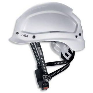 uvex Pheos Alpine 9773050 Casque de protection EN 397 EN 12492, coque ABS blanc
