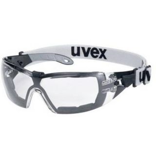 Uvex Pheos S Guard 9192680 lunettes de protection gris noir, protection UV et revêtement anti-buée/anti-rayures