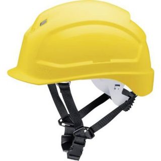 Casque de protection Uvex Pheos S-KR 9772134, jaune haute visibilité, réglable 520-610 mm, 1 pièce
