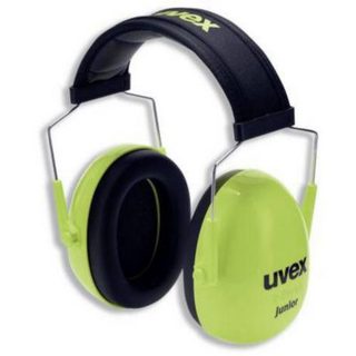 Casque antibruit passif uvex K Junior 2600011 pour enfant, SNR 29 dB, citron vert, 167 g