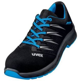 Chaussures basses de sécurité uvex 2 trend S1P microvelours bleu noir pointure 43