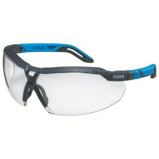 uvex i-5 9183065 Lunettes de protection gris, bleu avec x-tended eyeshield et sideshield