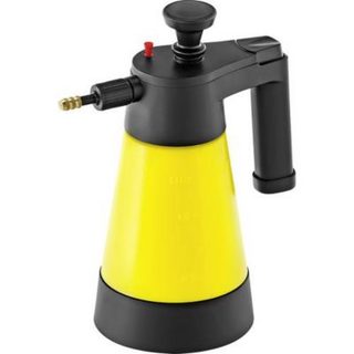 Flacon pulvérisateur Kärcher Home & Garden 1 L - pompe manuelle, réservoir vide, noir/jaune