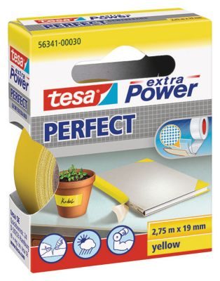tesa toile perfect bt jaune 2,75x19