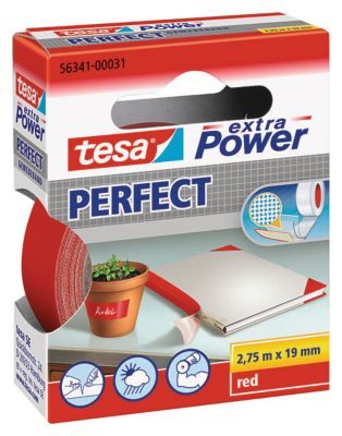 tesa toile perfect bt rouge 2,75x19