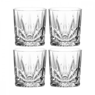 Lot de 4 verres à whisky 220ml en Verre - Leonardo