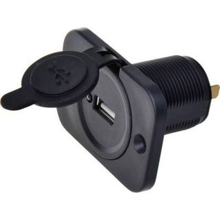 IWH prise USB-A femelle encastrée 12/24 V DC, 2,1 A