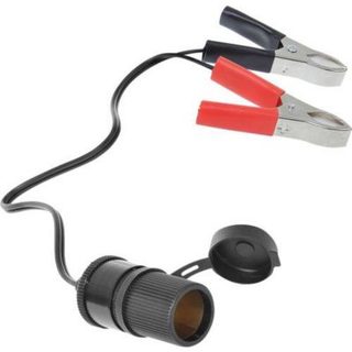 Bornes de batterie 12/24 V avec prise 12 V et câble 25 cm, connexion directe à la batterie