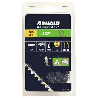 Arnold Chaîne de tronçonneuse 325"/1,3 mm - 64 maillons d'entraineurs - gouges demi-rondes