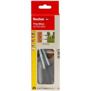 Fischer TherMax 10/120 M10 système de montage à distance 180 mm lot de 2