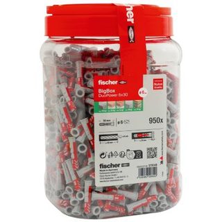 Maxi big box cheville fischer DuoPower 6 950 pièces