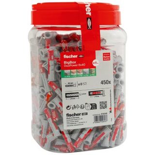 Maxi big box cheville fischer DuoPower 8 450 pièces