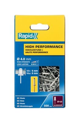 Rivets Haute performance Rapid Ø4.0 x 12 mm
