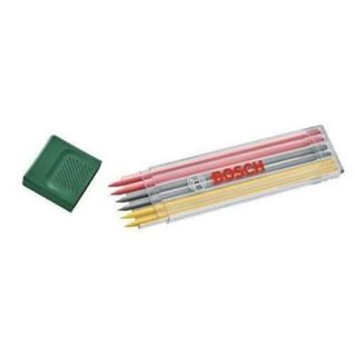 Set de 6 mines multicolores HB de 2,8 mm pour marqueur pour trous profonds