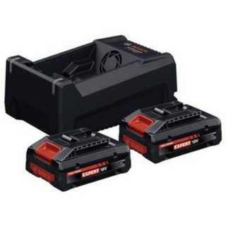 Bosch Professional 1600A0373J - 2x EXBA18V-40 18 V 4 Ah + GAL 12V/18V-80