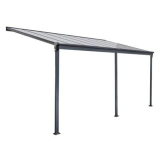 Abri de Jardin HOME DELUXE en Aluminium surface totale 13 m2 gris
