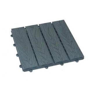 WPC Carreaux à clipser BAVARO PREMIUM - Anthracite 1 m²