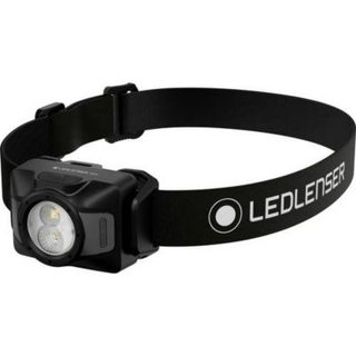 Lampe frontale LED HF4 Black, 450 lm, portée 110 m, 3 piles AAA
