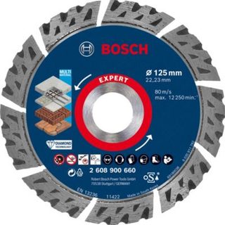 Disque à tronçonner diamanté multi-matériaux Expert 125 mm - 2608900660