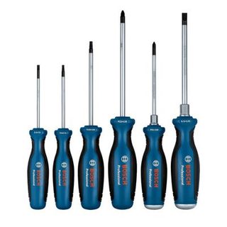 Lot De 6 Tournevis Bosch 1600a02cv3 Professional