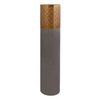Vase Rond Design "Decoa" 121cm Gris & Or