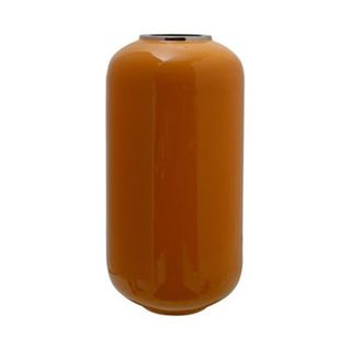 Vase Rond Design "Anita" 45cm Ocre & Argent