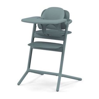 Chaise haute évolutive CYBEX LEMO 2 - Bleu - Réglable en hauteur et en profondeur - Set bébé inclus