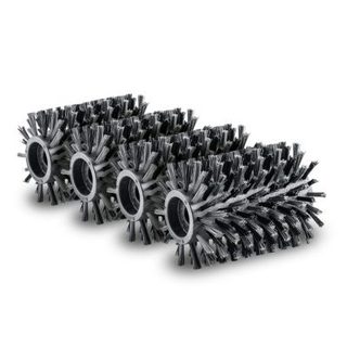 Brosse sol bois pour nettoyeur de terrasses Karcher PCL 6 - 4 pièces