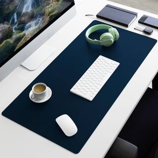 Sous-main Nero Similicuir Bleu 60 x 35 cm - Floordirekt