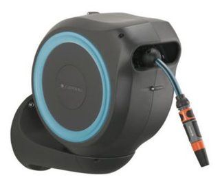 Gardena Dévidoir automatique sur pic RollUp M avec tuyau d'arrosage 20 m