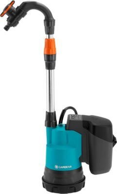 Gardena Pompe pour collecteur d'eau de pluie 2000/2 18V P4A