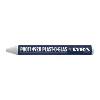 Boîte de 12 craies PLAST-O-GLAS blanc - LYRA - L4920001