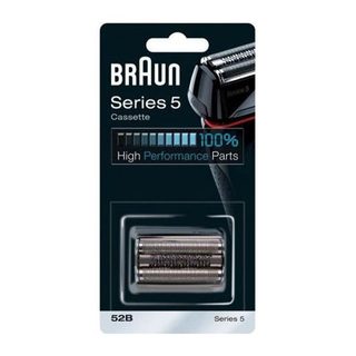 Tête de Rasoir Braun 52B Noir pour Rasage Précis et Confortable