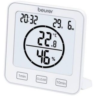 Beurer HM 22, thermo-hygromètre avec minuterie et affichage date/heure