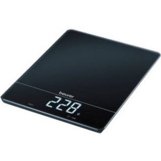 Beurer KS 34 Balance de cuisine numérique 15 kg, plateau inox, écran LED Magic