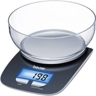 Beurer KS25 - balance de cuisine numérique compacte avec bol 1,2 L et précision 1 g