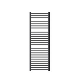 Sèche-serviettes Sahara - 500 x 1500 mm - Anthracite - Droit avec Raccordement Latéral -
