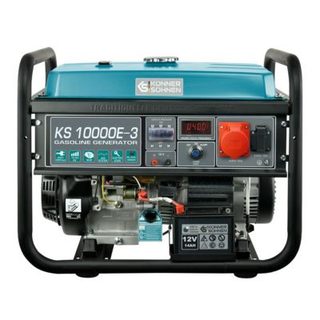 Groupe électrogène Essence 3 Phases, 8000W 1x230V, 1x400V Könner & Söhnen KS 10000E-3