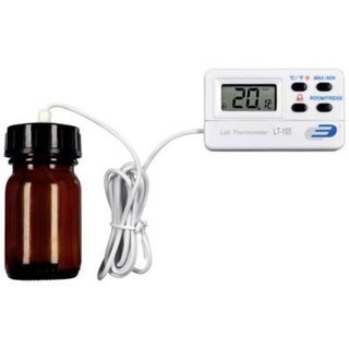 TFA Dostmann LT-105 31.1049.02.K Thermomètre réfrigérateur/congélateur, sonde filaire, alarme, certificat ISO