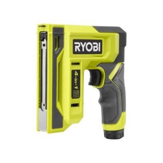 Agrafeuse cloueuse - RYOBI - 4V - Agrafes de 6 a 14 mm - Pointes 18G jusqu'a 15 mm - Livrée avec 1100 agrafes T50 et 250 pointe
