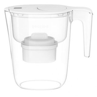 Carafe filtrante 2,6 L blanche avec 3 filtres en Microfiltration et digital timer Philips PHAWP2933WHT3/24