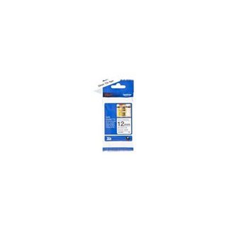 Brother - Ruban etiquette TZe-N231 - 12 mm x 8 m - Noir sur blanc - Non lamine