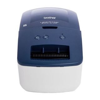 BROTHER QL-600 Imprimante detiquettes professionnelle bleue - Ideale petite entreprise et travail a domicile