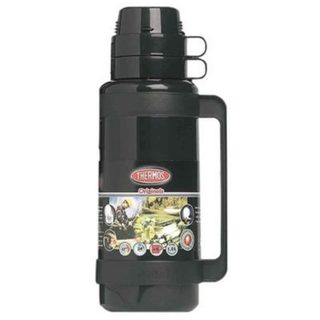 Bouteille isotherme plastique 1.8l noir Thermos 061080 mondial